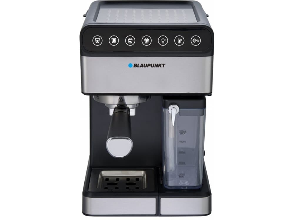 Blaupunkt CMP601 Manuel espressomaskine Sort, Stål med mælkebeholder