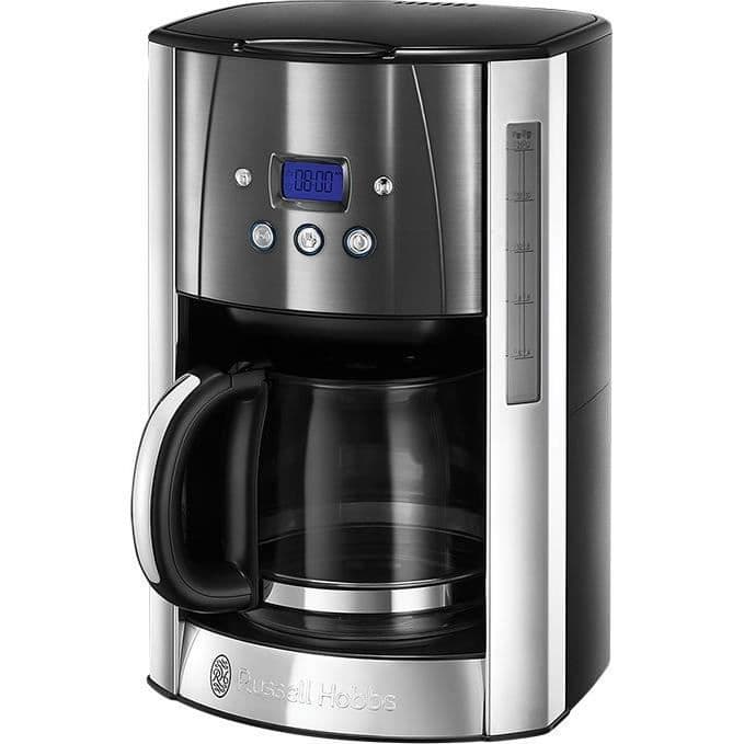 RUSSELL HOBBS 23241-56 - Luna Kaffemaskine - Programmerbar - Lysegrå måne