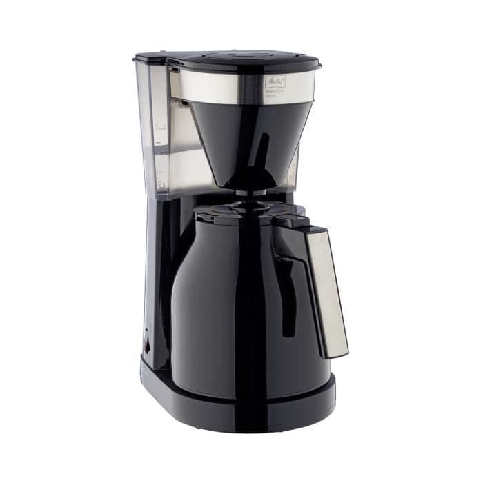 MELITTA Easy Top Therm II 1023-08 - Cafetiere filtre 1L - 1050 W - Noir