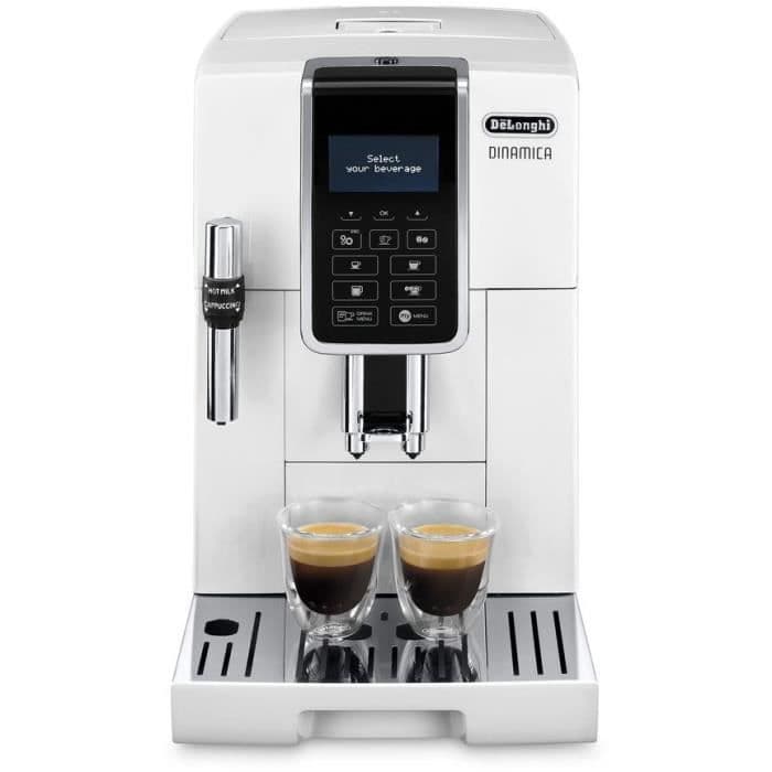 DELONGHI ECAM 350.35.W Espresso-grinder DINAMICA Screen 4 opskrifter - Hvid