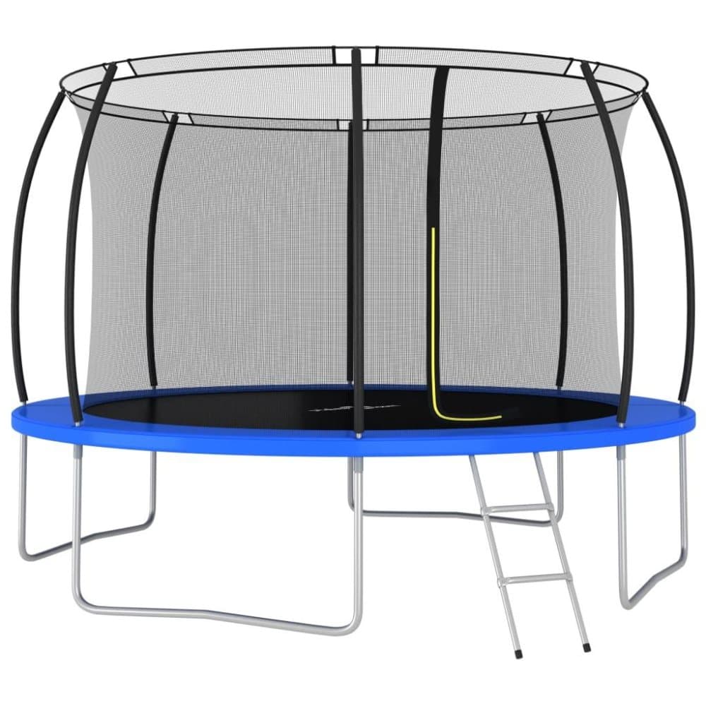 vidaXL Trampolinesett rund 366x80 cm 150 kg