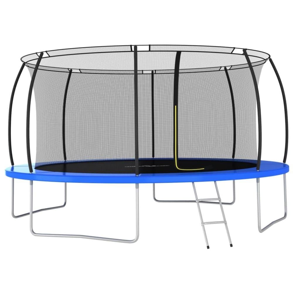 vidaXL Trampolinesett rund 460x80 cm 150 kg
