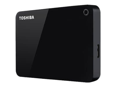 Toshiba Canvio Advance - Hårddisk - 2 TB - extern (portabel) - USB 3.0 - pianoblanksvart