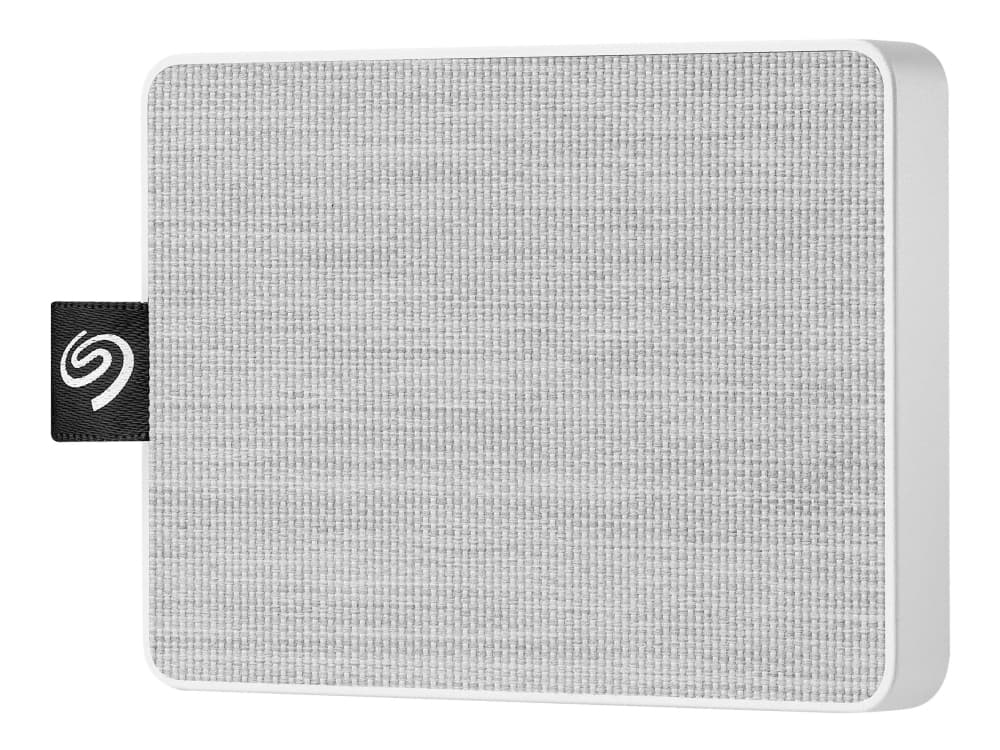 Seagate One Touch SSD STJE1000402 - Solid State Drive - 1 TB - ekstern (bærbar) - USB 3.0 - hvit