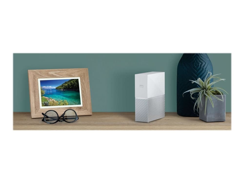 WD My Cloud Home WDBVXC0040HWT - Personlig molnlagringsenhet - 4 TB - HDD 4 TB x 1 - RAM 1 GB - Gigabit Ethernet