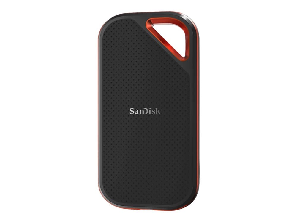 SanDisk Extreme PRO - Solid State Drive - 2 TB - ekstern (bærbar) - USB 3.1 Gen 2 (USB-C kontakt)