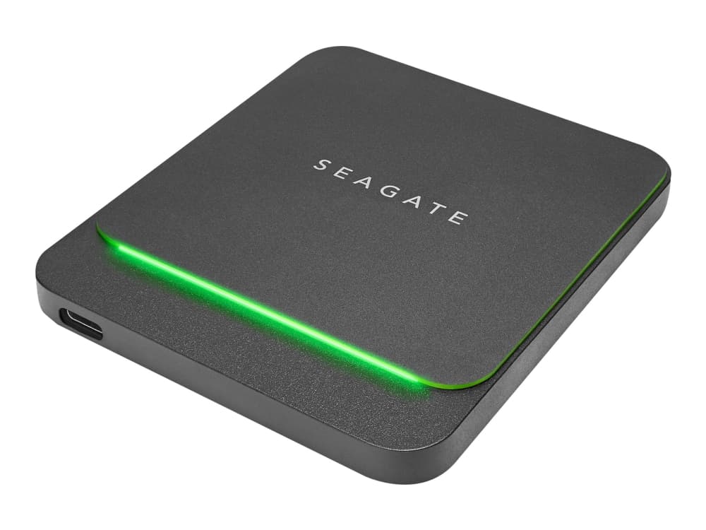 Seagate Barracuda Fast STJM500400 - Solid State Drive - 500 GB - ekstern (bærbar) - USB 3.0 (USB-C kontakt)