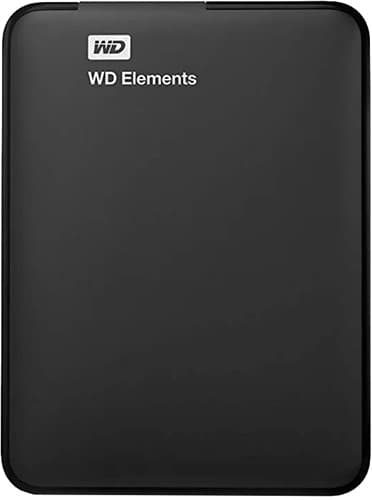 Western Digital Elements Portable External HDD - 4TB, 2.5'', Svart