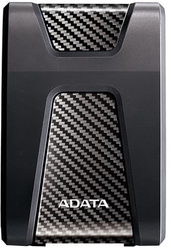 5 TB ekstern harddisk, USB 3.2, ADATA DashDrive Holdbar HD650, Sort