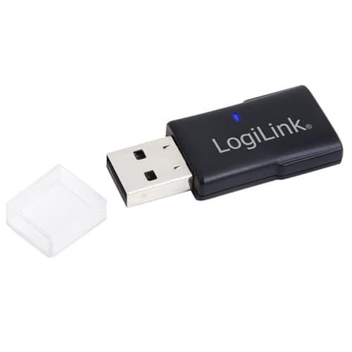 LogiLink WLAN WL0086A, Trådlös, USB, WLAN, 300 Mbit/s, Svart