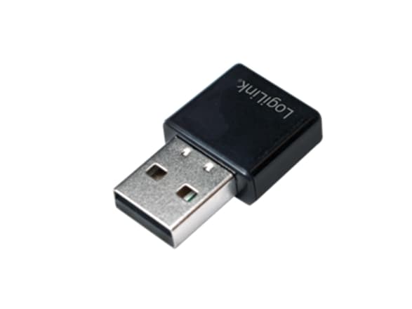 LogiLink WLAN WL0086A, Trådlös, USB, WLAN, 300 Mbit/s, Svart