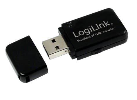 LogiLink WLAN WL0086A, Trådlös, USB, WLAN, 300 Mbit/s, Svart