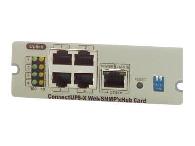 Eaton ConnectUPS-X - Adapter for fjernstyrt administrasjon - X-Slot - 100Mb LAN - 100Base-TX - for Eaton 5115, 9125, 9140, 9155, 9355, 9390, 9395