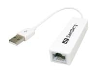 Sandberg USB to Network Converter - Nettverksadapter - USB 2.0 - 10/100 Ethernet