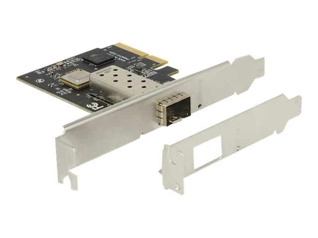 DeLock PCI Express Card > 1 x 10 Gigabit LAN SFP+ - Nettverksadapter - PCIe 2.0 x4 - 10Gb Ethernet SFP+