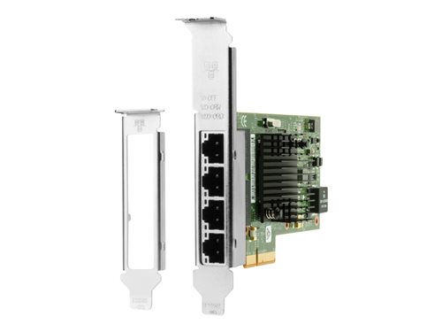 Bild av Intel I350-T4 - Nätverksadapter - PCIe 2.1 x4 låg profil - Gigabit Ethernet x 4 - för Workstation Z2 G4, Z2 G5, Z4 G4, Z6 G4, Z8 G4