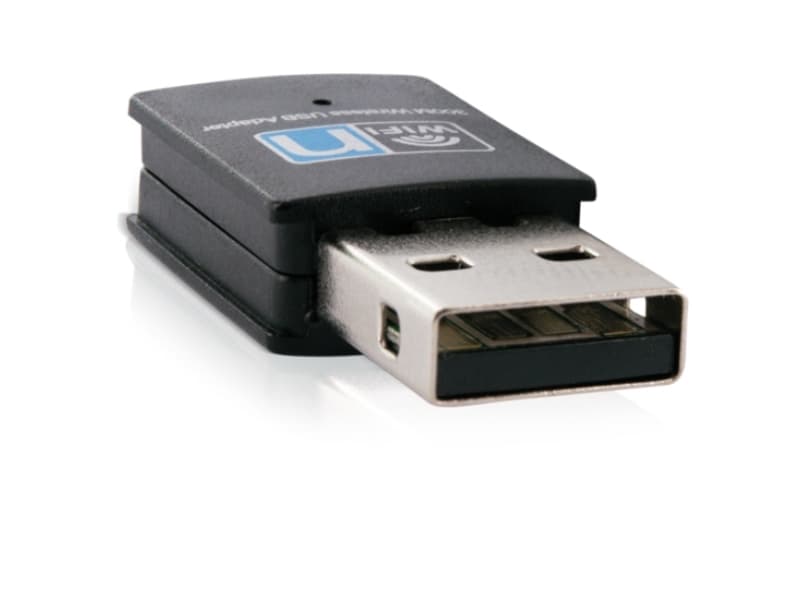 Schwaiger DTR300WLAN, Trådlös, USB, WLAN, 300 Mbit/s, Svart