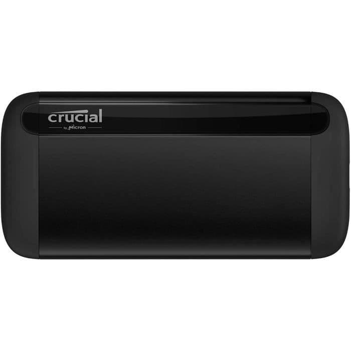 CRUCIAL - Ekstern SSD-drev - X8 bærbar - 500 GB - USB-C 3.1 (CT500X8SSD9)