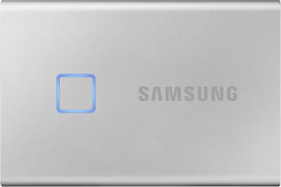 Samsung bærbare SSD T7 Touch 2TB Zilver