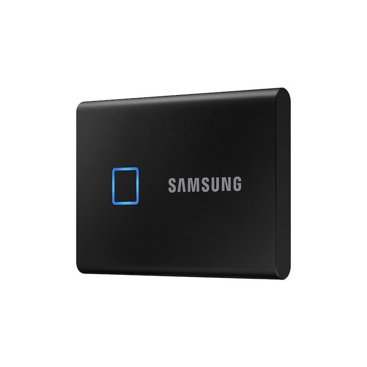 Samsung bærbare SSD T7 Touch 500GB Zwart