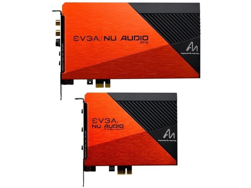 EVGA NU Audio Pro, 7.1 kanaler, Intern, 32 bit, 123 dB, PCI-E x1