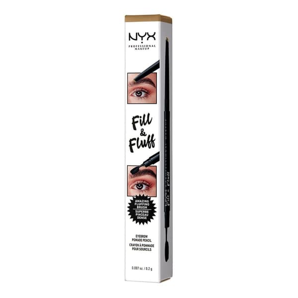 NYX PROF. MAKEUP Fill & Fluff Eyebrow Pomade Pencil - Blonde