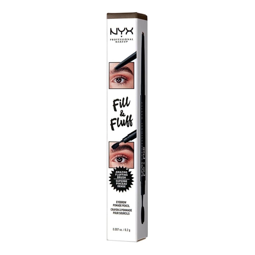 NYX PROF. MAKEUP Fill & Fluff Eyebrow Pomade Pencil - Ash Brown