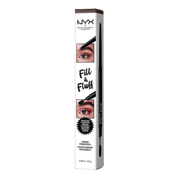 NYX PROF. MAKEUP Fill & Fluff Eyebrow Pomade Pencil - Brunette