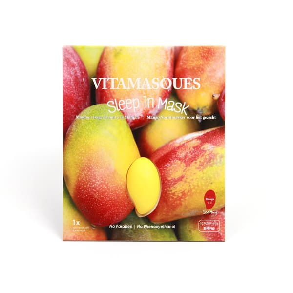 Vitamasques Sleep In 3d Masks - Mango ( 2 pods) + Soothing