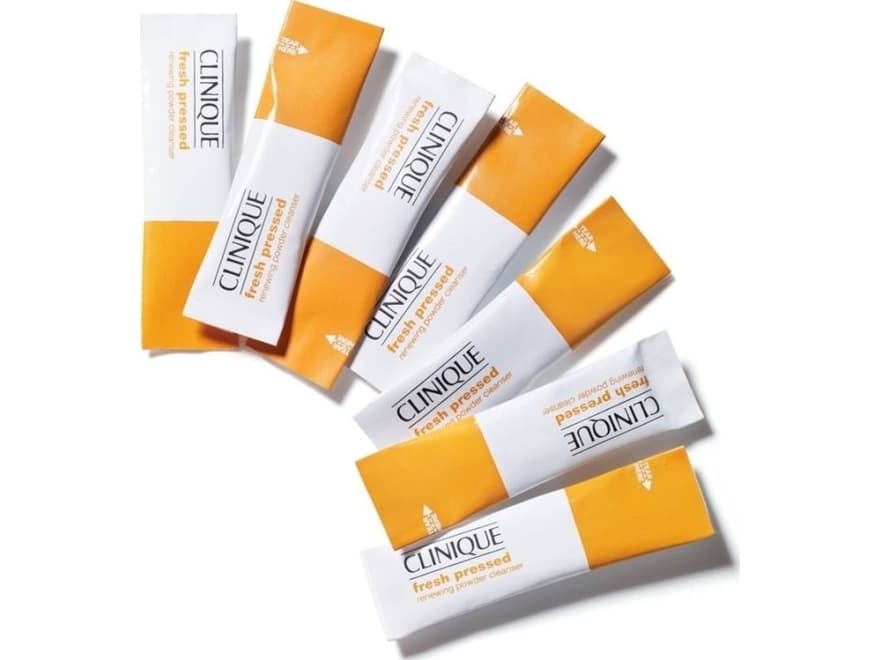 Clinique Fresh Pressed Renewing Powder Cleanser With Pure Vitamin C 28x0.5g