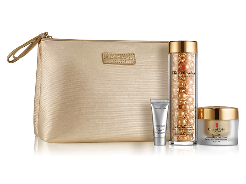 Elizabeth Arden Ceramide Set (90 Ceramide Capsules + Day Cream + Booster + Cosmetic bag