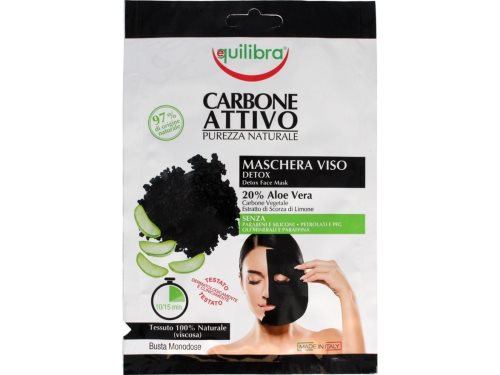Bild av Equilibra Carbo Detox Face Mask Aloe Vera cleansing