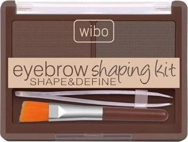 Wibo WIBO_Shape Define Eyebrow Shaping Kit  do stylizacji brwi Dark