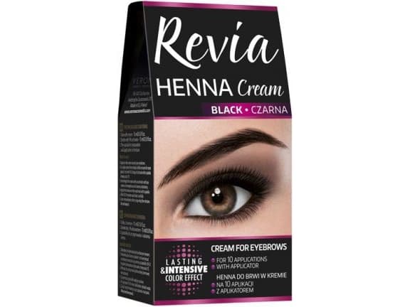 Verona Revia Henna do brwi w Cremeie Czarna 15 ml