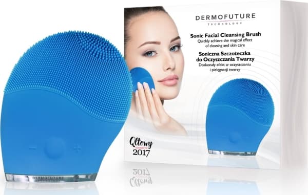 Dermofuture Technology sonic facial cleansing brush blue 1pc