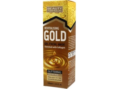 Beauty Formulas Gold Gold Revitalizing Face Mask 100ml