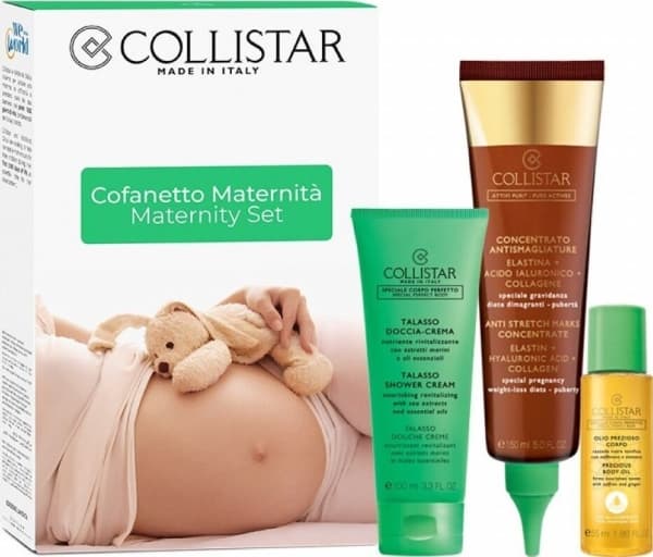 Collistar COLLISTAR SET (PURE ACTIVE ANTI STRETCH MARKS CONCENTRATED 150ML + TALASSO SHOWER-CREAM 100ML + PRECIOUS BODY OIL 55ML)