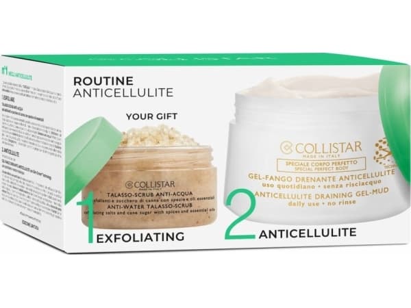Collistar COLLISTAR SET (ANTICELLULITE DRAINING GEL - MUD 400ML + ANTI WATER TALASSO SCRUB 150G)