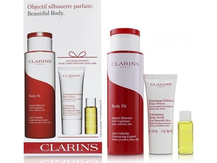 Clarins CLARINS SET (BODY FIT 200ML + EXFOLIATING BODY SCRUB 30ML + TONIC BODY TREATMENT OIL 10ML)