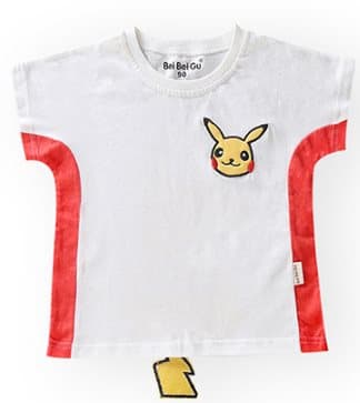 513/5000 Pikachu Pokémon Barn T-shirt 90-110