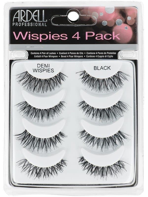 Ardell Natural Multipack Demi Wispies Black 4-pac
