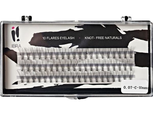 IBRA SUPER NATURAL eyelash tufts 0.7-C-10 mm 1op.