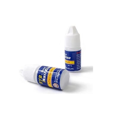 2-Pack nagellim för tippar, lösnaglar samt nageldekorationer