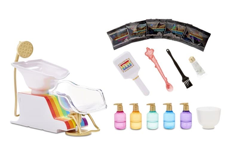 Frisørsalong Rainbow Surprise Lekesett
