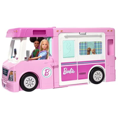 Barbie 3-in-1 Dreamcamper Bil och Tillbehör