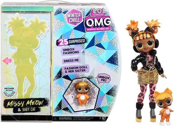 L.O.L. Surprise O.M.G. Winter Chill Missy Meow doll