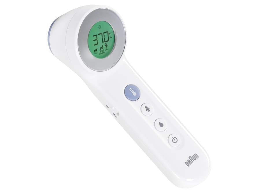 Braun BNT400, Ekstern måling, Hvit, Panne, °C, Body temperature,Surface temperature, 0,1 °C