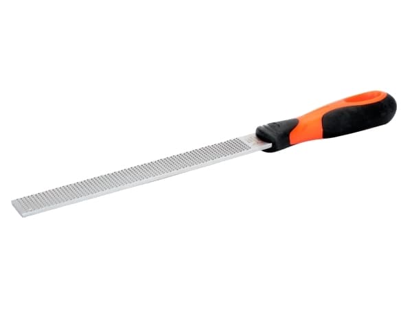 Bahco ERGO 4-152-08-2-2, Fil, Klämmapp, Metall, Plast, Trä, Dubbelgradig, Plast, Svart / Orange