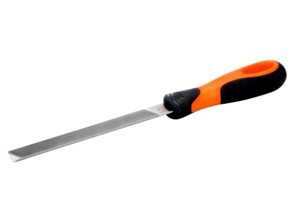 Bahco ERGO 4-138-06-1-2, Fil, Klämmapp, Medelfin, Plast, Svart / Orange, Ergonomisk, Halkfritt grepp