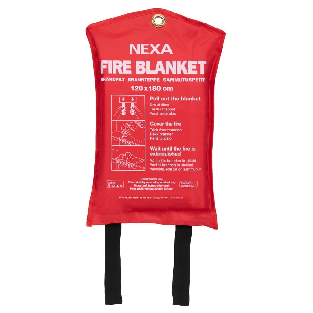 Nexa Fire & Safety BF-1218 Brandfilt röd 120x180